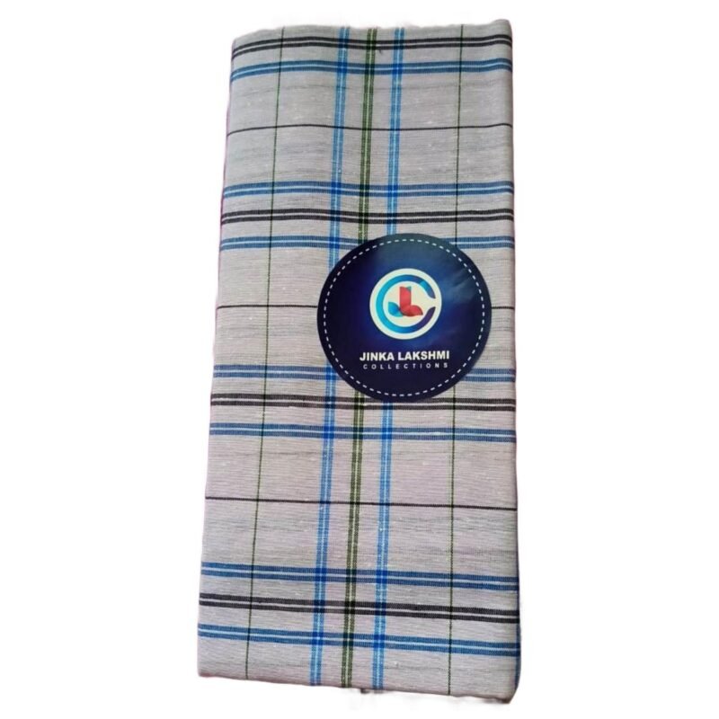Checks Cotton Blend Lungi 2.25 Meters Unstitched Design 5