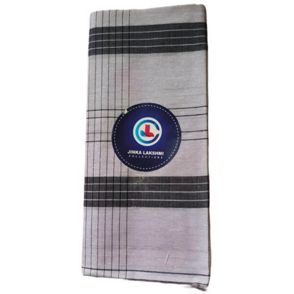 Checks Cotton Blend Lungi 2.25 Meters Unstitched Design 6