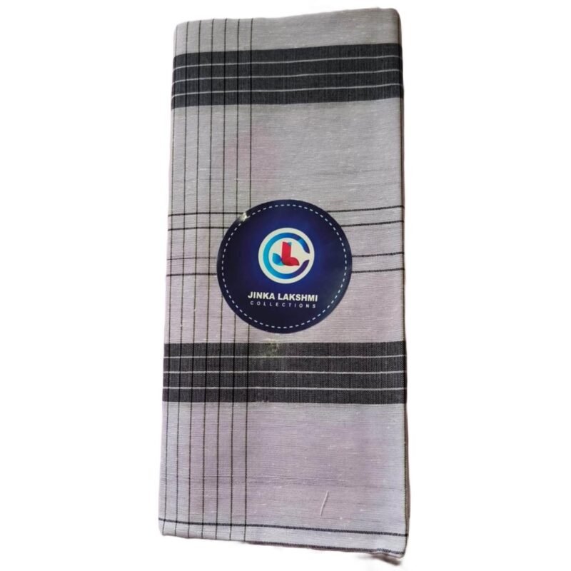 Checks Cotton Blend Lungi 2.25 Meters Unstitched Design 6