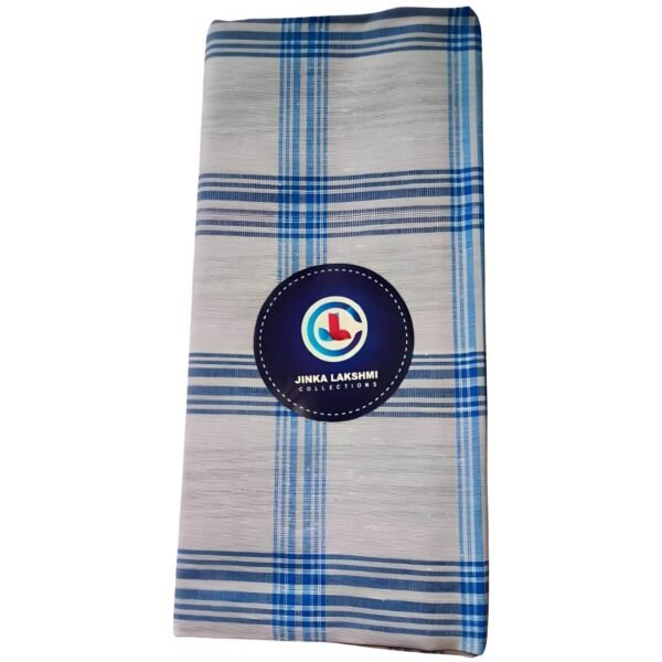 Checks Cotton Blend Lungi 2.25 Meters Unstitched Design 1