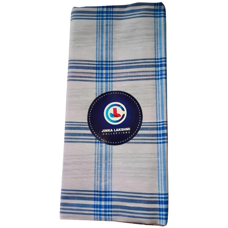 Checks Cotton Blend Lungi 2.25 Meters Unstitched Design 1