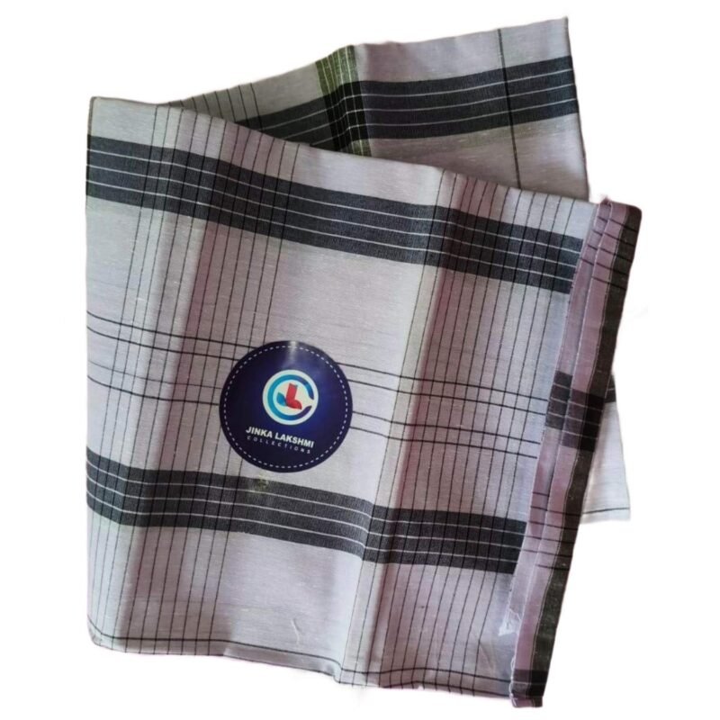 Checks Cotton Blend Lungi 2.25 Meters Unstitched Unfolded1