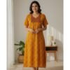 Embroidered Cotton Nighty For Women Model 5 Lifestyle