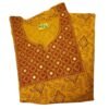 Embroidered Cotton Nighty For Women Unfolded