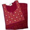 Embroidered Cotton Nighty For Women Unfolded