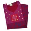 Embroidered Cotton Nighty For Women Unfolded