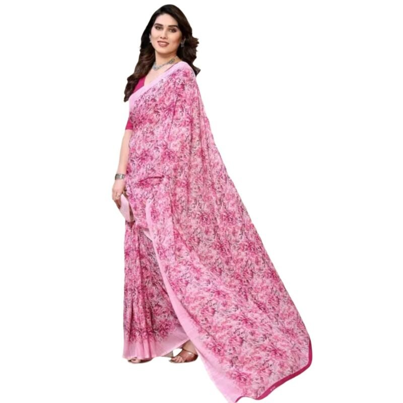 Georgette Silk Saree Lifestyle1