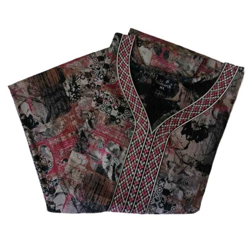 Green Alpine Nighty Unfolded