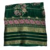 Green Silk Saree Folded
