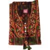 Jaipuri Green Cotton Nighty Folded