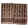 Kalamkari Cotton Lungi 2 Meters Unstitched Design 16 Unfolded