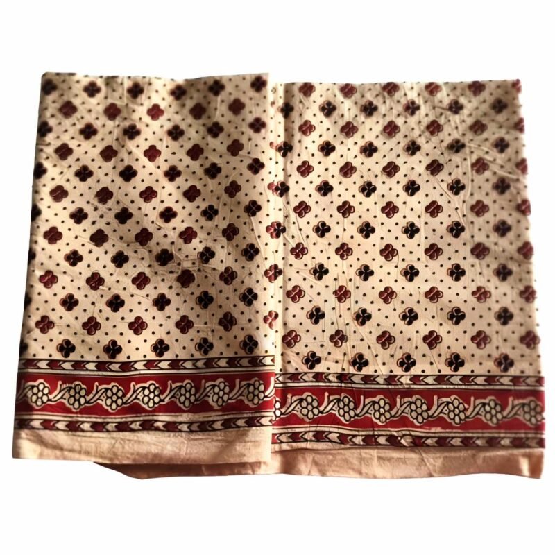 Kalamkari Cotton Lungi 2.25 Meters Unfolded