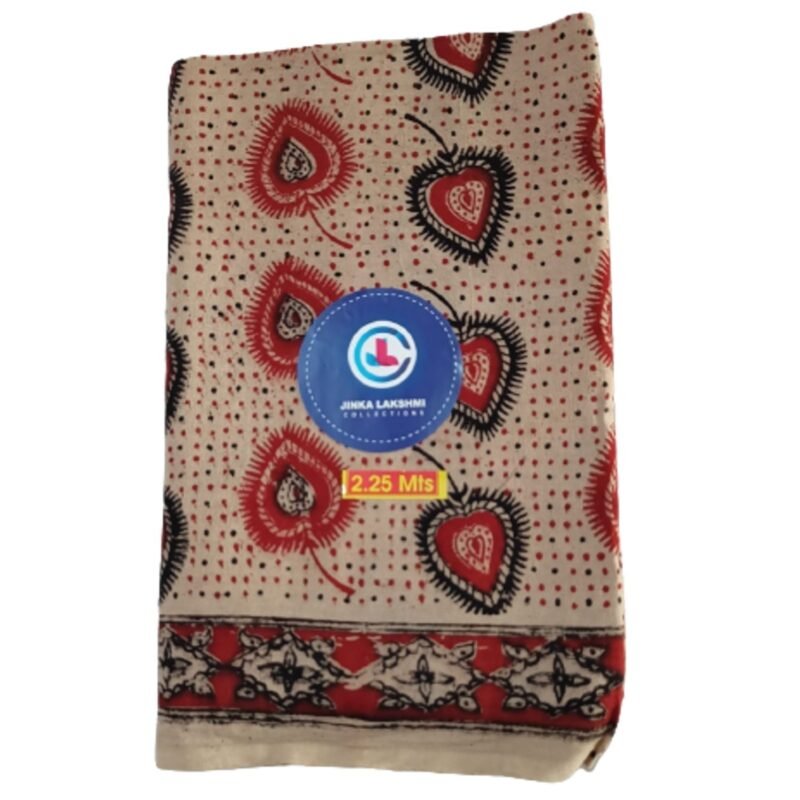 Kalamkari Cotton Lungi 2.25 Meters Unstitched Design 19