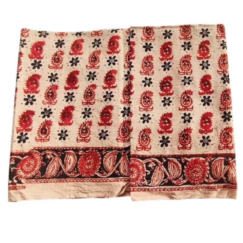 Kalamkari Cotton Lungi 2.25 Meters Unstitched Design 20