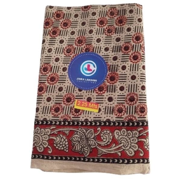 Kalamkari Cotton Lungi 2.25 Meters Unstitched Design 9