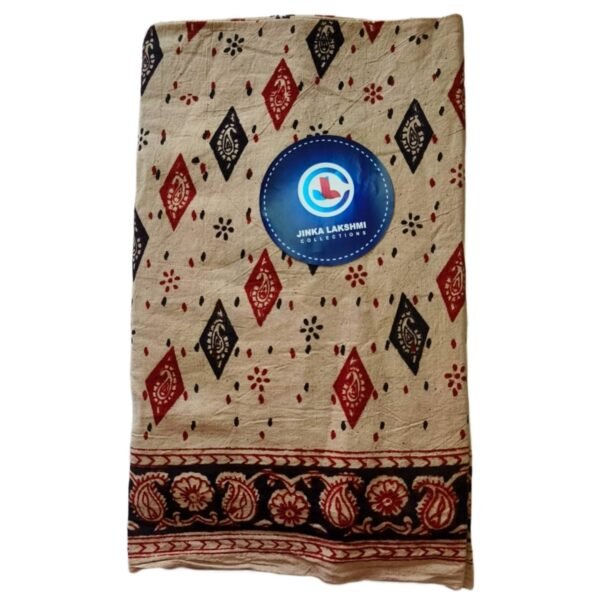 Kalamkari Cotton Lungi 2.25 Meters Unstitched Design 6