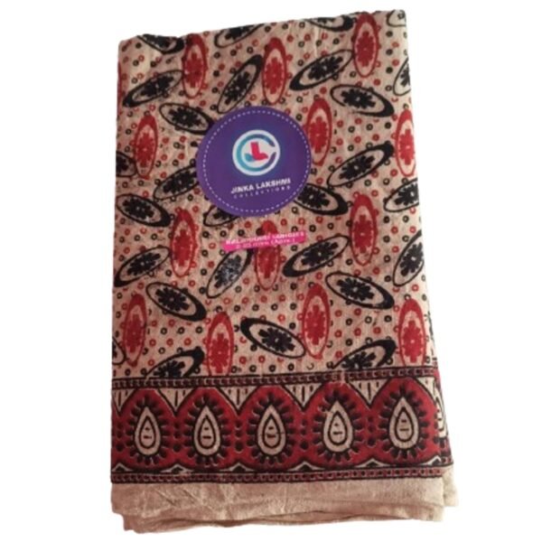 Kalamkari Cotton Lungi 2.25 Meters Unstitched Design 3