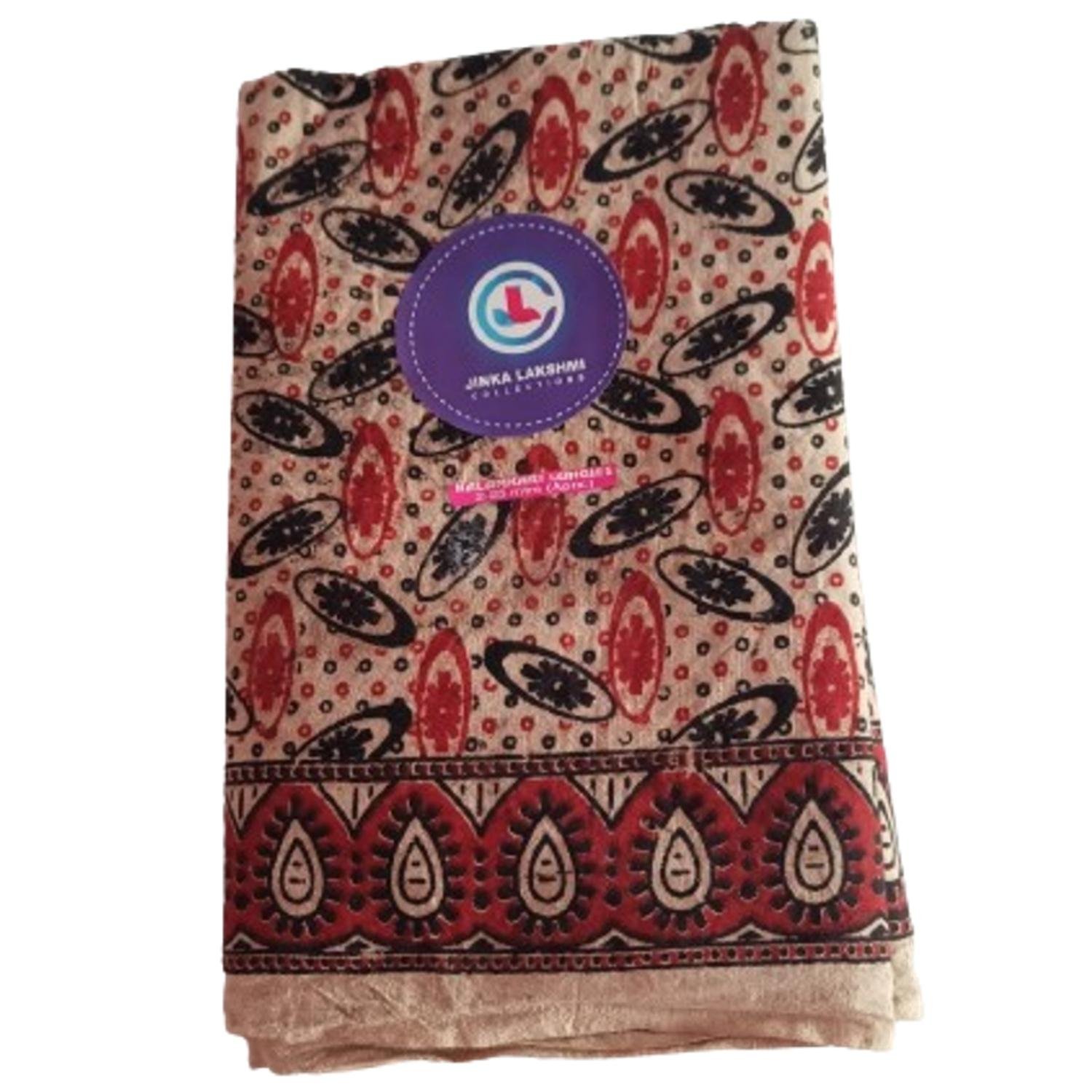 Kalamkari Cotton Lungi 2.25 Meters Unstitched Design 3