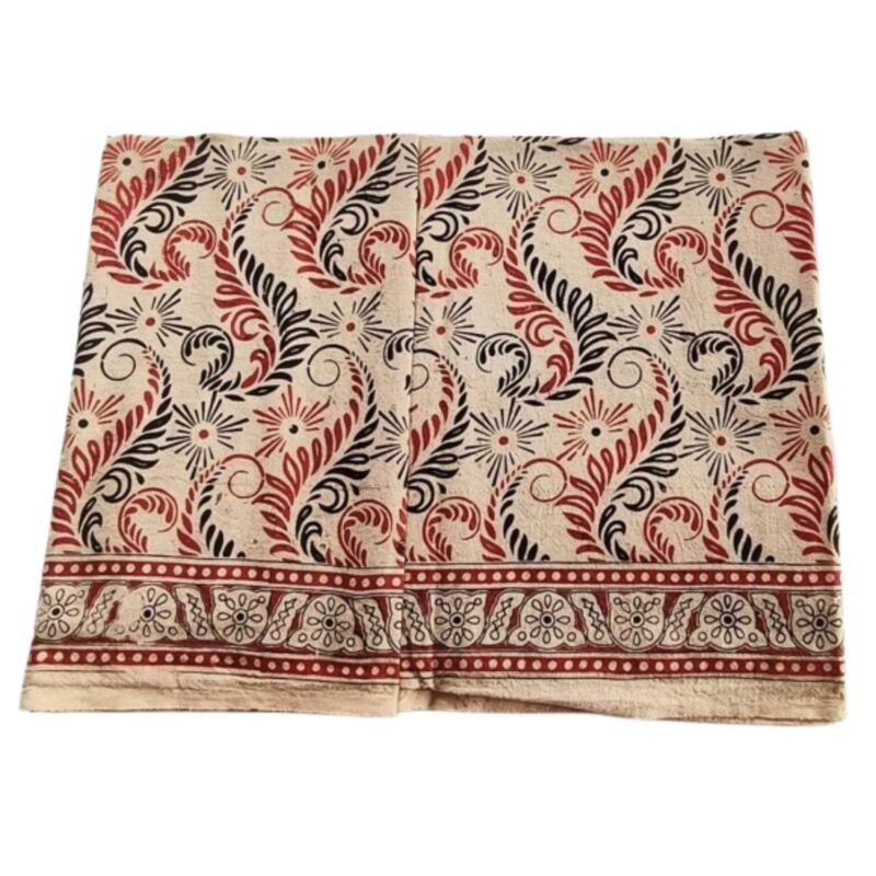 Kalamkari Cotton Lungi 2.25 Meters Unstitched Unfolded