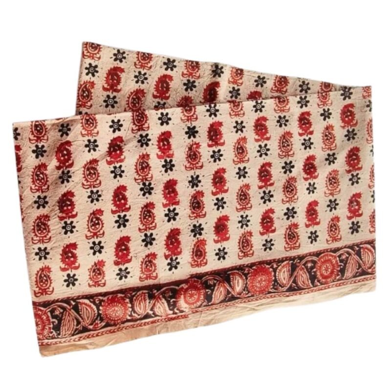 Kalamkari Cotton Lungi 2.25 Meters Unstitched Design 20
