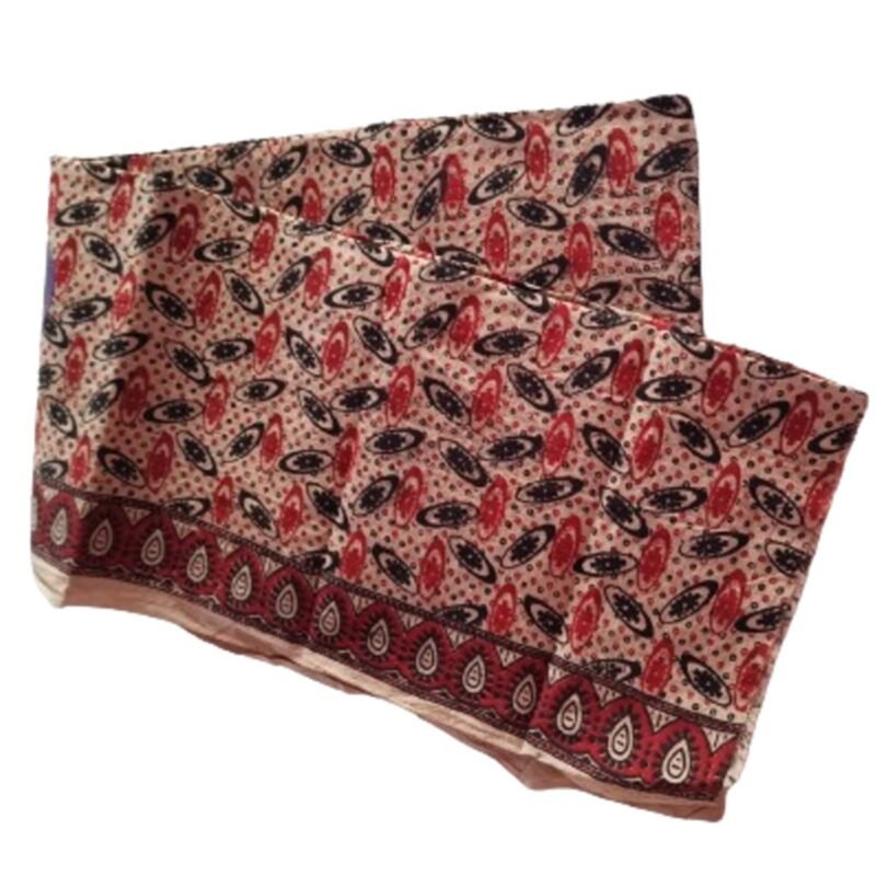Kalamkari Cotton Lungi 2.25 Meters Unstitched Unfolded1