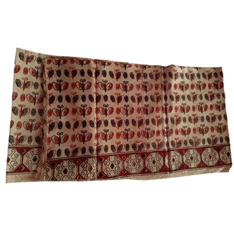 Kalamkari Cotton Lungi 2.25 Meters Unstitched Unfolded1