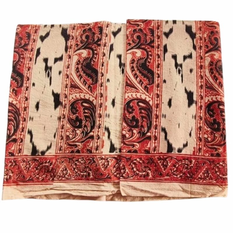 Kalamkari Cotton Lungi 2.25 Meters Unfolded