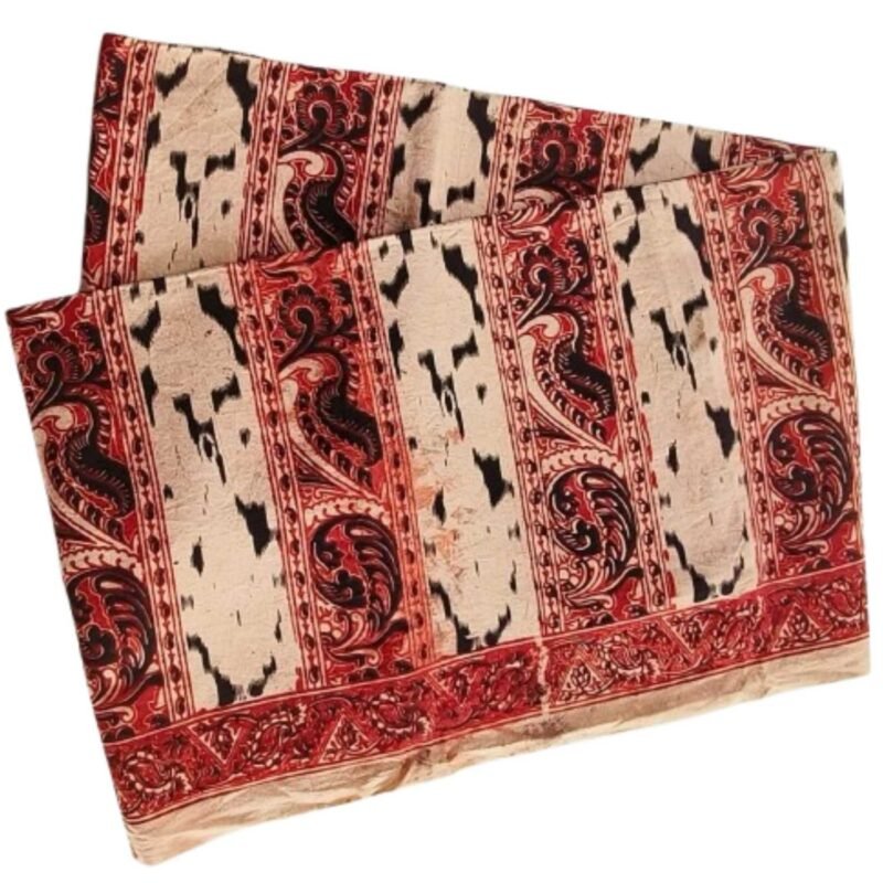 Kalamkari Cotton Lungi 2.25 Meters Unfolded1