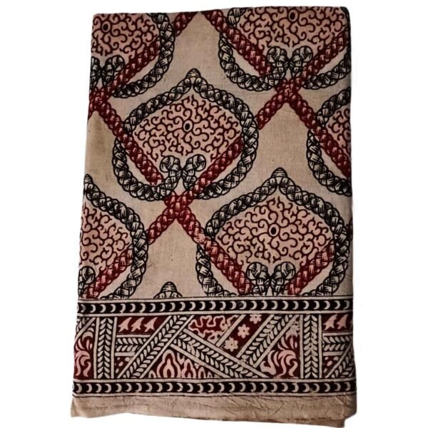 Kalamkari Cotton Lungi 2.25 Meters Unstitched Design 17