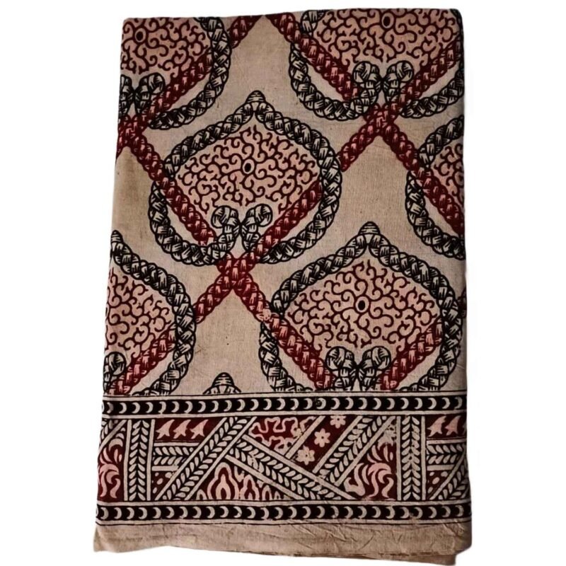 Kalamkari Cotton Lungi 2.25 Meters Unstitched Design 17