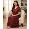 Jaipuri Cotton Nighty For Women & Girls Model 3 Lifestyle