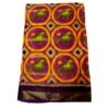 Rani Pink Cotton Saree Folded