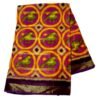 Rani Pink Cotton Saree Unfolded