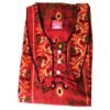 Red Cotton Nighty Folded