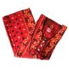 Red Cotton Nighty Unfolded