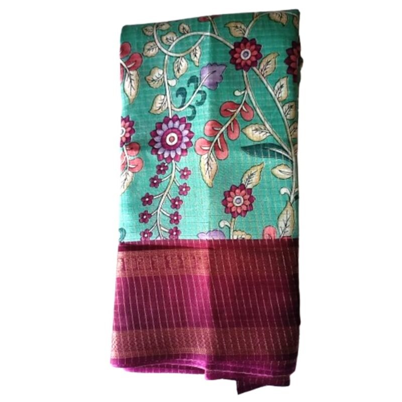 Semi Dola Silk Saree Folded