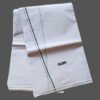 White Cotton Dhoti 4 Meters Unstitched Unfolded1