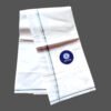 White Cotton Lungi 2 Meters Unfolded