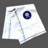 White Cotton Lungi 2 Meters Unfolded1