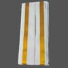 White Gold Cotton Silk Gamcha Angavastram Folded