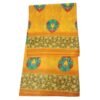 Mustard Yellow Cotton Saree Unfolded1
