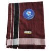 Color Cotton Lungi 2 Meters with Border Unstitched Folded