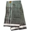 Color Cotton Mens Lungi 2 Meters with Border Unstitched Unfolded1