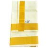 Cream Cotton Dhoti 9x5 Unstitched Unfolded