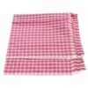 Checks Cotton Long Bath Towel 30x60 Unfolded