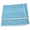 Checks Cotton Long Bath Towel Unfolded