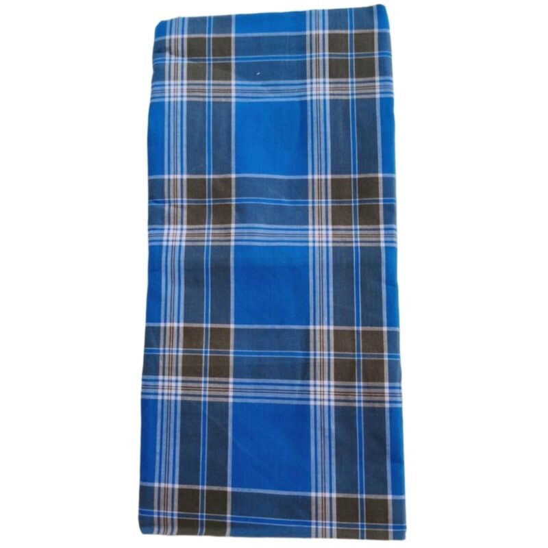 Checks Cotton Lungi 2 Meters Stitched Folded