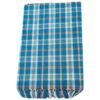 Checks Cotton Soft Long Bath Towel Folded