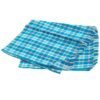 Checks Cotton Soft Long Bath Towel Unfolded1