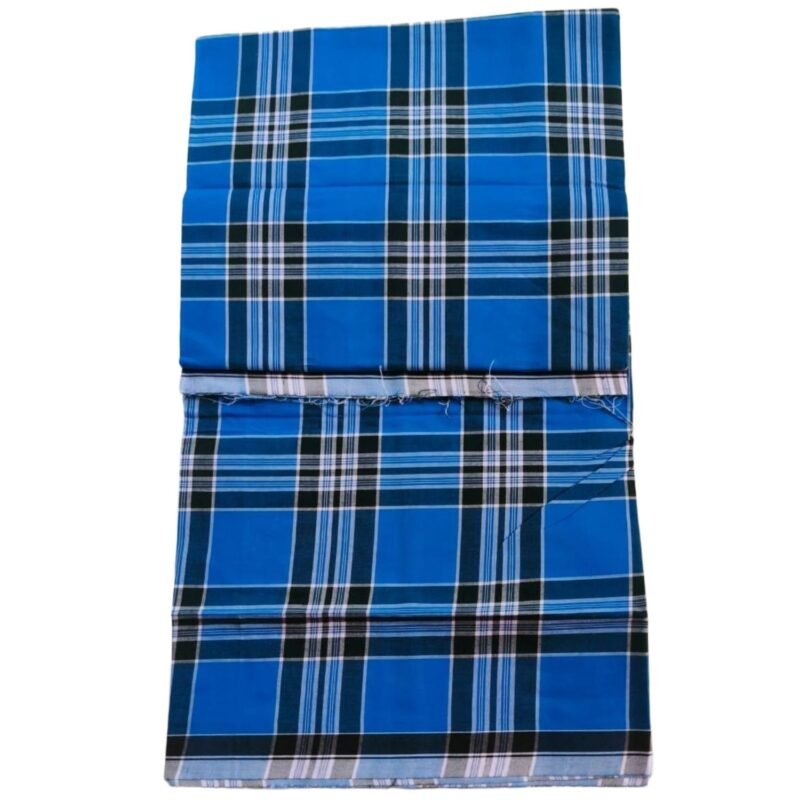 Checks Cotton Stitched Lungi 2 Meters Unfolded